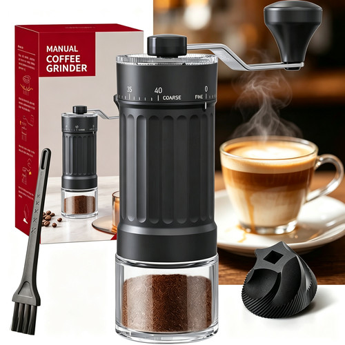 Manual coffee bean grinder - coffee,