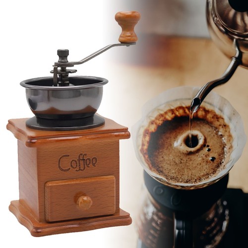 Manual coffee grinder wooden - coffee,