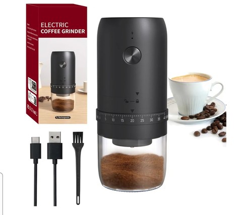 Electric coffee bean grinder - electric,