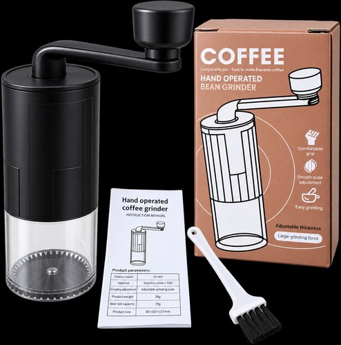 Hand operated coffee - hand, bean