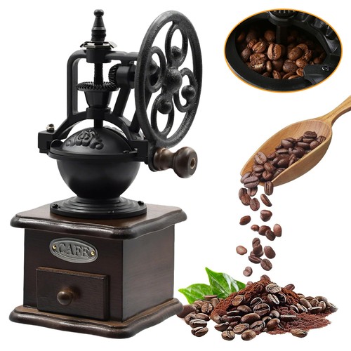 Manual coffee grinder wooden - coffee,